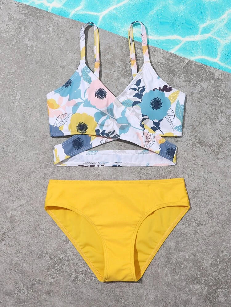 Girls Criss Cross Bikini Alexander and Fitz