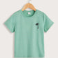 Boys’ Short-Sleeved Palm Casual Tee - Alexander and Fitz