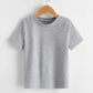 Boys’ Short-Sleeved Casual Tee in Grey - Alexander and Fitz