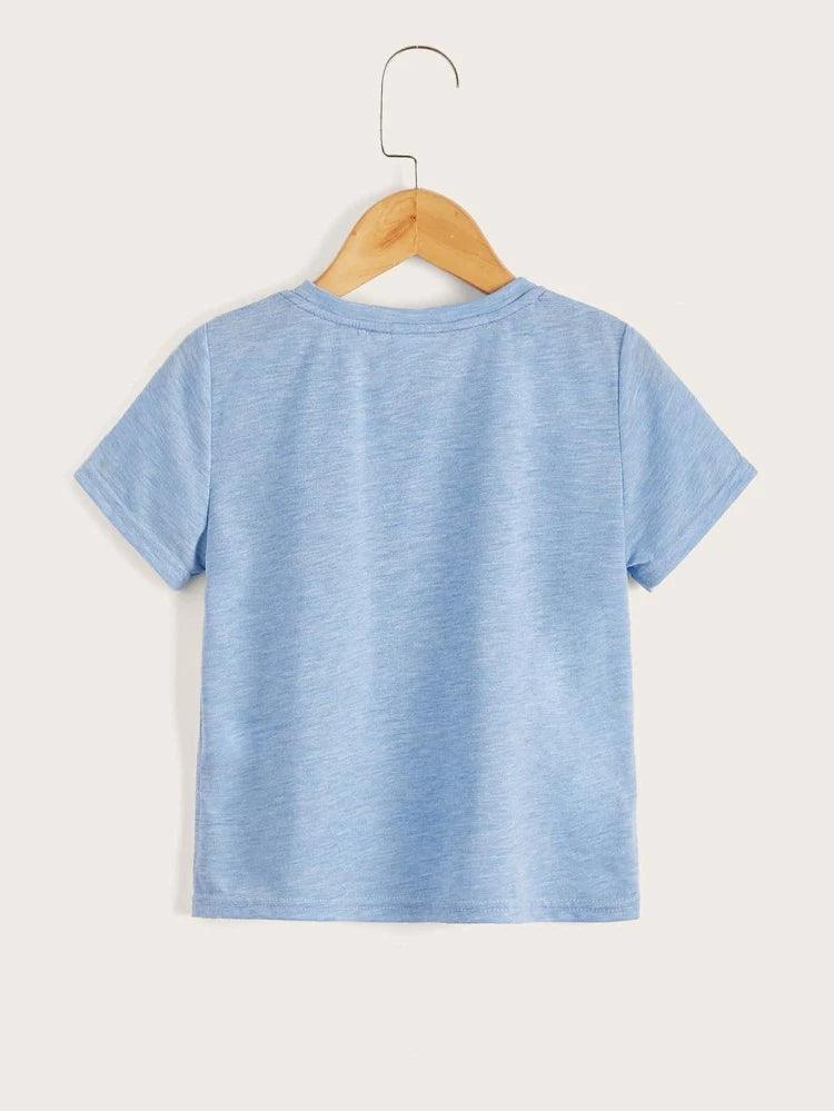Boys’ Short-Sleeved Pocket Casual Tee in Sage - Alexander and Fitz