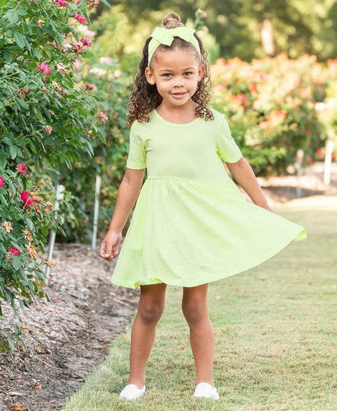 slim fit dress slacks Girls' Green Christmas Dress | Fast Shipping main image 0