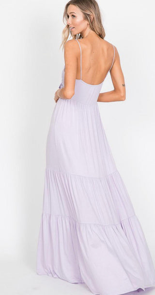 Lavender Tiered Maxi - Alexander and Fitz