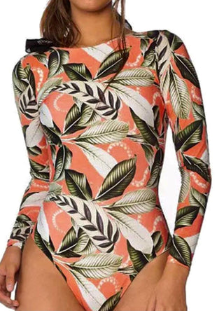 Women’s Jungle Palms Wetsuit-Style Swimsuit - Alexander and Fitz